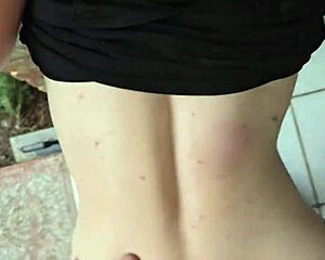 hot 18yo neighbor girl gets DOGGYSTYLE creampied in thunderstorm