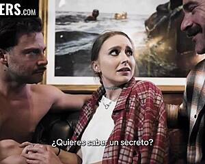 neighbors young teen smells virgin while getting ass fucked and spit roasted taboo