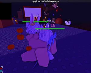 spooky halloween bunny gets bred deep in her costume during the wild season