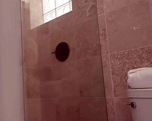 I spied on hot milf neighbor then fucked her hard