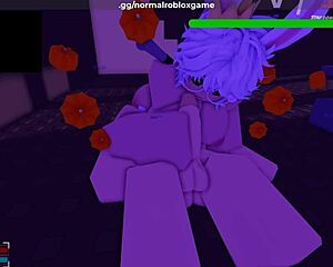 spooky halloween bunny gets bred deep in her costume during the wild season