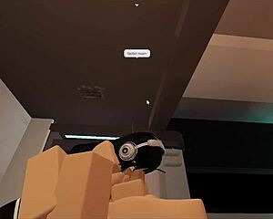 Futanari pounds slut pussy hard in wild roblox condo fuck fest