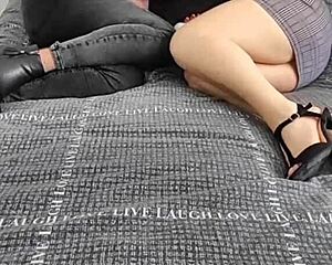 Picture a mature woman with sexy transsexual in stockings underwear play?