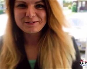 rachel's big tits bj leads to hard banging cumshot