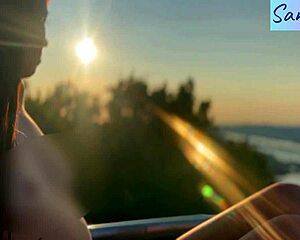 damn those hungarian nipples teasing outdoors paradise