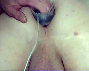 damn check out this massive anal gape n deep insertion stretch