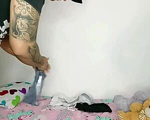whoa caught stepsis stepson jerking big cock with my panties 😈 then we fuck hard 🔥