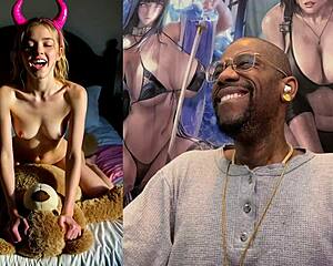 Tight teen bald pussy rides cock then gets face blasted outdoors. Blonde big tits cum covered in public thrill