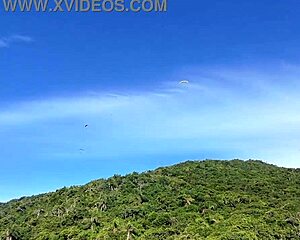 Wanna join that beach walk with her big tits bouncing?