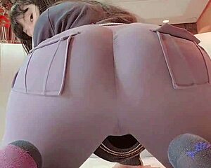 check out this cute latina teen's perfect tight ass and pussy