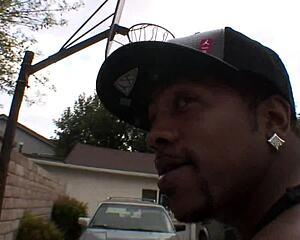 blonde milf mommy spreads wide as big black monster cock delivers anal creampie and facial cumshot