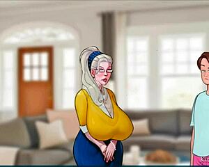 Granny widow sneaks fat young cock down her throat at the church wedding game, cheating on her late husband