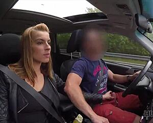 young curvy czech wife needs cash so she fucks stranger outdoors for hubby pov pickup