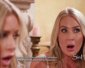 canadian milf with big tits rides the group in free use gangbang tradition