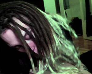 Girlfriend slips into stockings and shorts begging for that rough quickie fuck