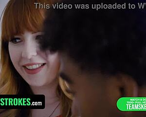 zach can't resist hannah so ryan teaches rough interracial threesome lesson