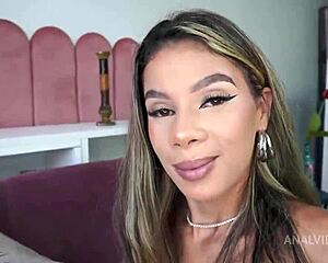 Bea Cherry's Slim Body Takes Monster BBC Double Anal!