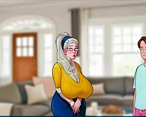 Granny widow sneaks fat young cock down her throat at the church wedding game, cheating on her late husband