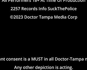 Off Duty Stacy Shepard Gapes Pussy in Police Fetish