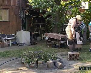 Kinky Giantess Diana Dominates Two Strangers in Wild Outdoor Fuck