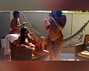 whoa check out these amateur latin babes all nude assfucking outdoors in the mansion 😍🍑🔥