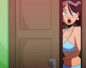 stepmom spyin on stepsons cockk... neighbors watch tooo