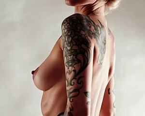 Tattooed Skin Features Realistic Banana Design