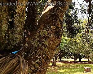 Wanna watch me flash my big tits and ass publicly before taking huge cock anal outdoors?