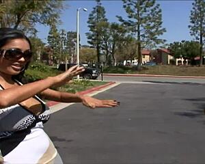 Big tits mommy milf rides monster cock with gaping pussy in fishnets heels