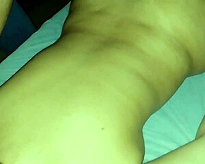 Whoa! Sexy housewife Karina strips naked for Lucas' cash massage bang