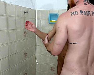 Skinny Hottie Gets Bareback Pounded in Shower Till She Squirts