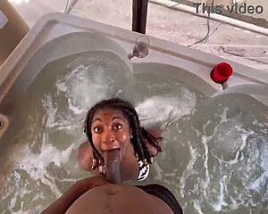 atl anal queen horny in tub takes roommate str8rich bbc deep in ass