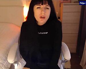 i crave helga's naughty sweet striptease with pussy vibrator vibes