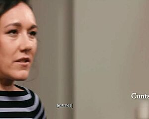 My Competitive Aussie Neighbor's Cunt Licks And Scissoring With Sinn Sage!