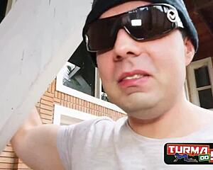 hot croatian latina amateur pornstar monique teases with assfucking and oral backstage