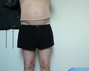 carmen nylonjunge experiments with full body nylons in this intriguing homemade session