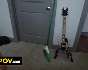 freeuse maid slimthick vic with big ass tits sucks my monster cock anytime then i fuck her pussy 😈🍑