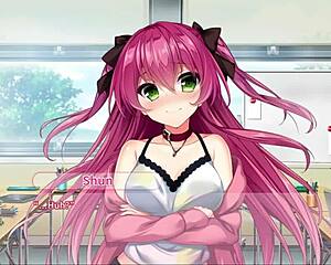 nayuta endures real hentai dt with matsuri in part 42 route 3 cumshot