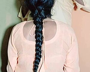 A thirsty housewife sneaks to neighbor's for rough pussy banging, ass licking and monster cock riding.