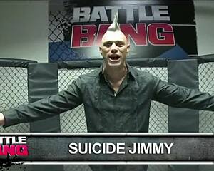 Jessica Moore rides monster cock hard in the ring with her big tits bouncing