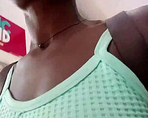 That Nigerian Bitch Masturbates In Mall Bathroom