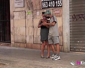 Curious milf hunts rookie cock as husband watches intently