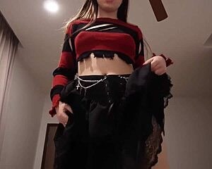 My half-sister shares scary stories then we get wild in homemade fun