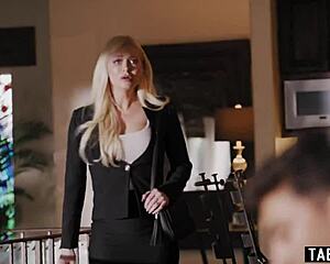 STEPMOM STOPS SIBLINGS' FIGHT BUT ENDS UP IN TABOO SEX INSTEAD!