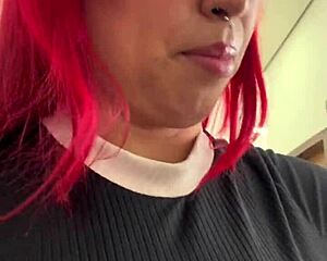 Apartment owner fucks me hard first time, you believe this redhead slut?