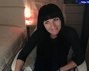 Helga Muah Aka Mlady Jessy Sexy Strip-Tease Ass Wiggling Clit Caress