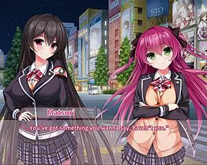 nayuta endures real hentai dt with matsuri in part 42 route 3 cumshot