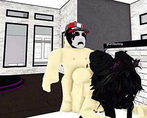 roblox emo teens fuck hard in wild group scene