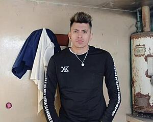 Watch me stroke my massive cock hard in the village shadows