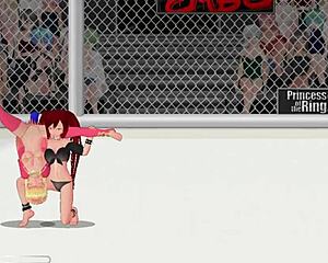 princess of the ring 2 sees paris clash hard against ember in street wrestling bout